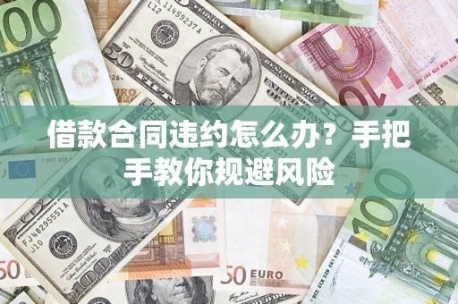 武汉借款合同违约怎么办？手把手教你规避风险