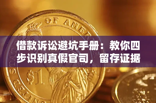 武汉借款诉讼避坑手册：教你四步识别真假官司，留存证据不踩雷