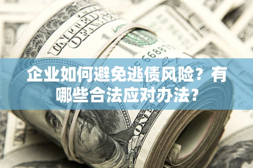 武汉企业如何避免逃债风险？有哪些合法应对办法？
