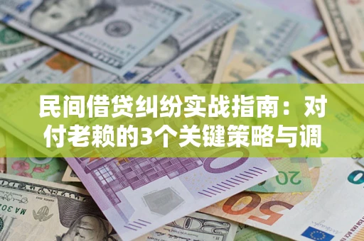 武汉民间借贷纠纷实战指南：对付老赖的3个关键策略与调解盲区解析