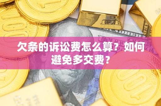 武汉欠条的诉讼费怎么算？如何避免多交费？