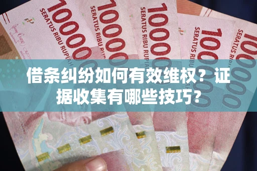 武汉借条纠纷如何有效维权？证据收集有哪些技巧？