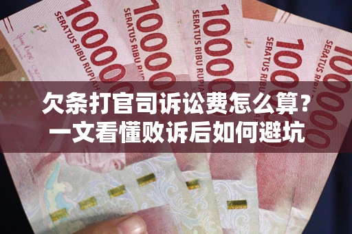 武汉欠条打官司诉讼费怎么算？一文看懂败诉后如何避坑
